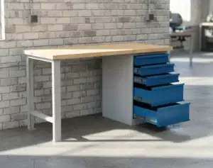 Dílenské pracovní stoly a ponky - kovové, profesionální