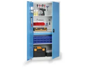 Kovová dílenská skříň na nářadí, vhodná i do garáže