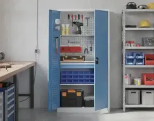 Kovové dílenské skříně na nářadí, vhodné i do garáže