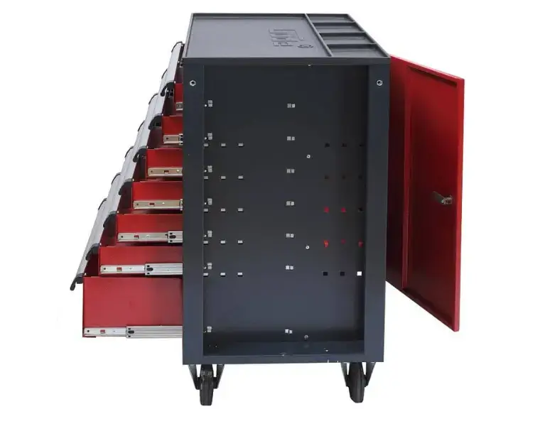 Dílenský vozík na nářadí (prázdný) se zásuvkami