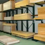 Konzolové regály pro skladování deskového materiálu