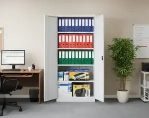 Plechové archivační skříně na spisy a dokumenty - uzamykatelné pro plnění GDPR