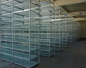 Kovové policové regály VARIMO - vhodné do skladu, archivu i dílny