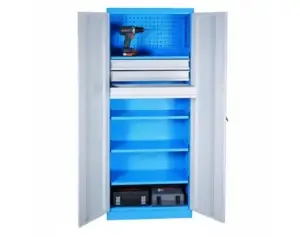 Zásuvkový kovová dílenská skříň