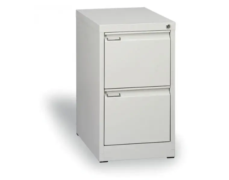 Kovová kartotéka (lístkovnice) A4 se 2 zásuvkami