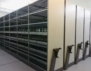 Posuvné (pojízdné) regály na míru do archivu, skladu nebo knihovny