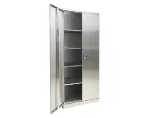 Univerzální kovová policová skříň svařovaná nerezová